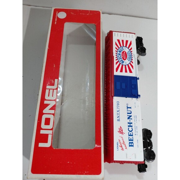 Lionel 6-7703 Train O Gauge Model Railroad Beechnut Chewing Tobacco Boxcar w/Box - Picture 1 of 13